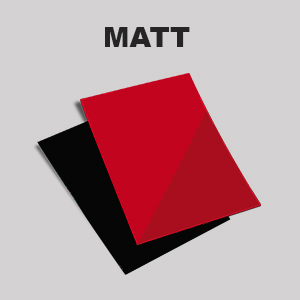 Matt lamination