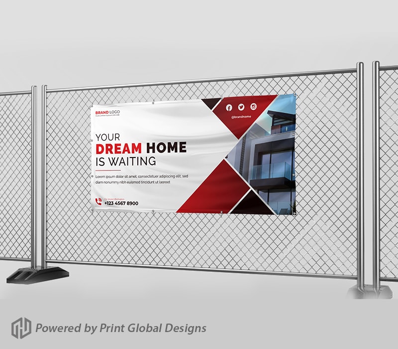 350 GSM Air Mesh Banners